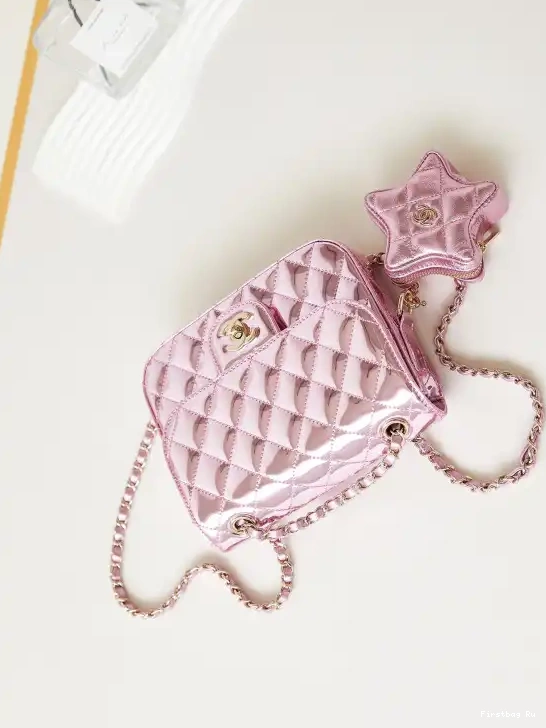 Firstbag Ru & BAG FLAP MINI COIN STAR PURSE CHANEL 0702